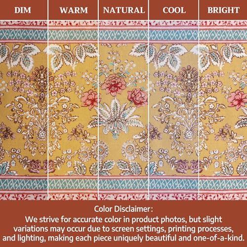 Maison d' Hermine Placemats Set of 4 Reusable 100% Cotton (13"x19")