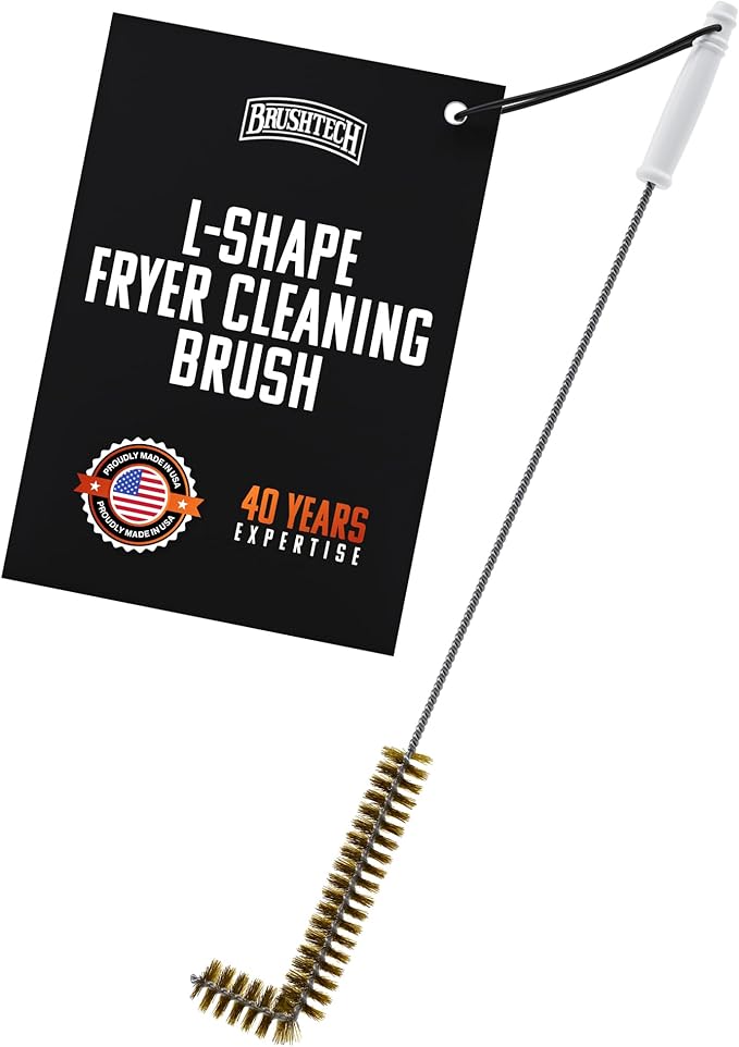 Brushtech B53C High Temperature Brush for Cleaning Fryer Coils