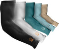 TUFF Compression Cooling Arm Sleeves - UPF 50 Arm Sleeves for Men & Women…
