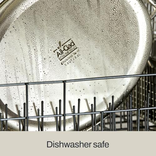 Alll-Clad Stainless Steel 15” Oval Roaster Pan with Rack and Lid