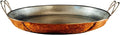 Sertodo 15 Inch Hand-Hammered Copper Paella Pan | Heavy-Gauge Pure Copper Frying Pan & Skillet | Artisan Cookware for Cooking & Serving – Alicante Style