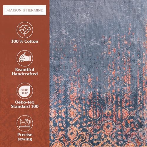 Maison d' Hermine Placemats Set of 4 Reusable 100% Cotton (13"x19")