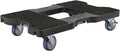 SNAP-LOC, 4 Wheel Dolly, 1,200 lb Professional E Track Dolly, Heavy Duty Furniture Moving Cart, Modular Cargo Platform, Made in USA, Black