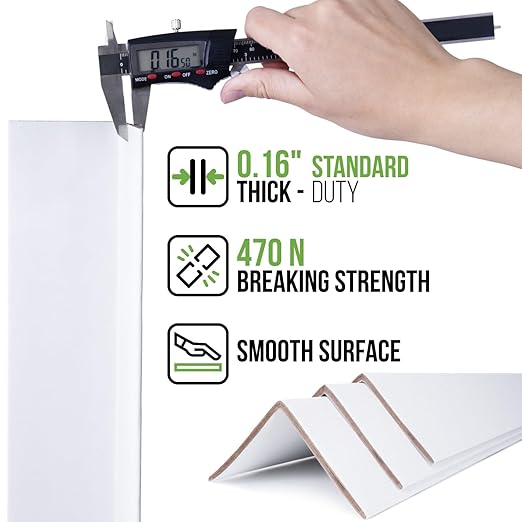 Extra-Wide 48" x 3" x 3" Reinforced Cardboard Edge Protectors (Pallet of 1580) – 0.16" Standard-Duty Thickness – Cardboard Edge Protectors for Shipping – American Quality Pallet Edge Protector