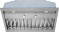 Hauslane Range Hood Insert 30 Inch, Hood Vent for Kitchen | Low Noise Performance, Professional-Grade Baffle Filters, LED Lamps, Stainless Steel Ductless Hood, Built in Range Hood 18.5” Deep