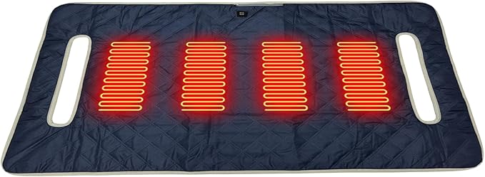 Heated Golf Cart Seat Covers - Cart Seats Cushion, Heavy Duty SeatBlanket Easy to Use Comfortable | Non-Slip Fast Heating Winter Comfort for Keeps Warm Clean Outdoor Car Club Chair Office Men Women