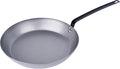 Restaurantware Met Lux 16 Inch Fry Pans, 6 No-Stick Frying Pans - Induction-Ready, Triple-Riveted, Silver Carbon Steel Cooking Skillets, Durable, For Searing, Sauteing, And Browning Food