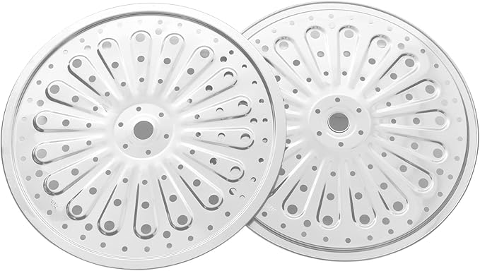2Pack 11-Inch Pressure Cooker Canner Rack/Canning Rack Food Grade 304 Stainless Steel Compatible with Presto,Steamer Rack Stand for Steaming, All-American and More