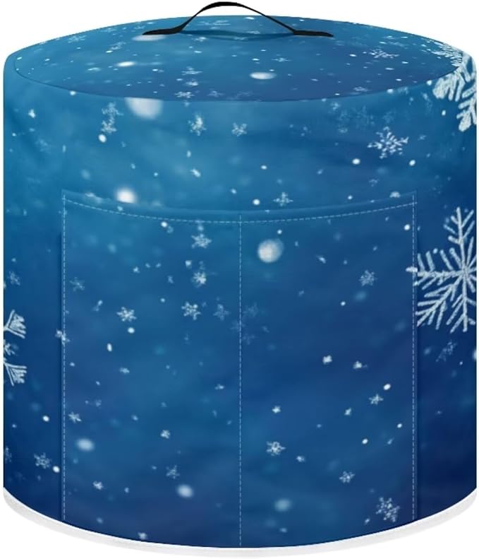 Snowflake Rice Cooker Covers Dust-Proof Cover for Instant Pot 3 Qt Inner Pot Instapot Cover Rice Cooker Dust Cover Kitchen Appliance Covers Kitchen Storage L