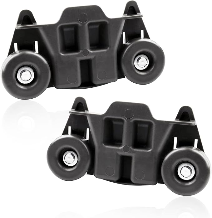 Dishwasher Wheels Lower Rack Upgraded Compatible for Whirlpool/Kenmore/Maytag/Kitchenaid. Replace Dishwasher Rack Wheels Parts of W10195416,W10579095A,PS11722152,W10195420,W10311123B,AP5983730(4PACK)
