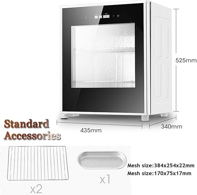 Commercial Electric Dough Proofer 40L Capacity,Stainless Steel Bread Fermentation Cabinet with Adjustable Temp Humidity Control,for Bakery,Pizza Dough,Pastry Proofing
