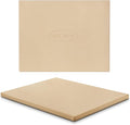 Unicook Pizza Stone, Heavy Duty Cordierite Pizza Pan for Oven and Grill, Thermal Shock Resistant Baking Stone for Bread, 15 X 12 Inch Rectangular, 6.8 lbs