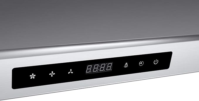 Hauslane Range Hood 30" Under Cabinet,900 CFM Kitchen Range Hood | 3 Speed Exhaust Fan, Delay Auto Shut-Off Vent Hood | Stainless Steel Electric Stove Ventilator | Chef Series PS10