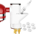 Gourmet Pasta Press Attachment for KitchenAid Stand Mixers, Pasta Maker for Kitchenaid Mixer With 7 Interchangeable Pasta Plates, For Kitchenaid Pasta Attachment