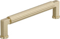 Amerock Ballard 5-1/16 inch (128mm) Center-to-Center Golden Champagne Cabinet Pull, BP37644BBZ