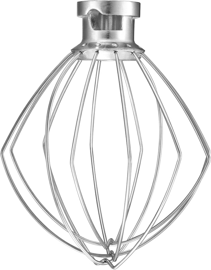 Gdrtwwh Wire Whip Attachment for KitchenAid Tilt-Head Stand Mixer,Stainless Steel Egg Cream Stirrer, Flour Cake Mayonnaise Whisk(Replace K45WW)