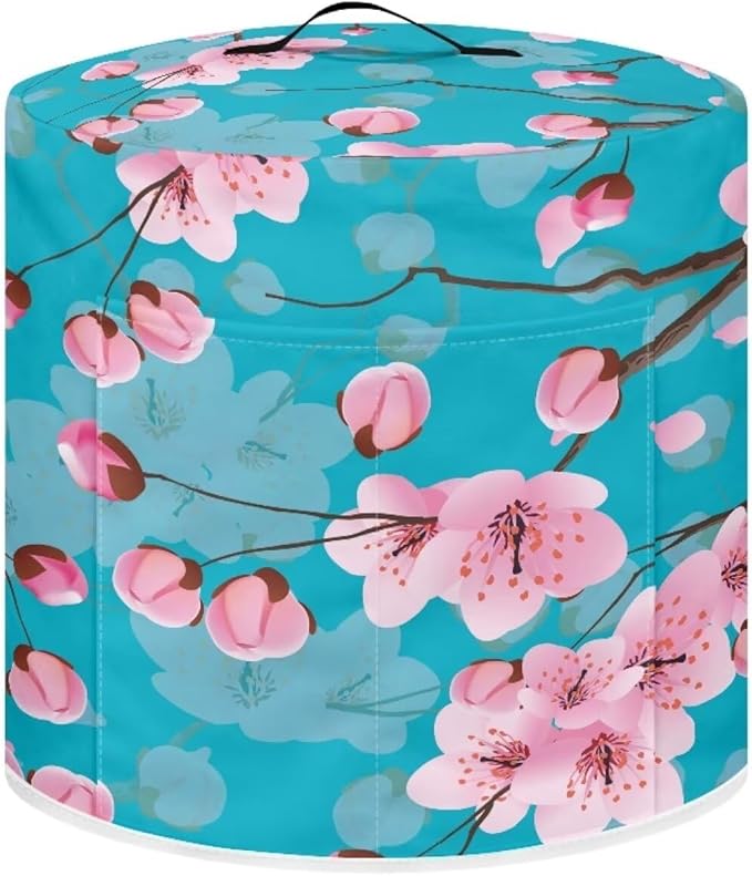 Plum Blossom Dust Cover Instant Pot Heavy Duty Waterproof Dust Pressure Cooker Cover Case for Instant Pot Pressure Cooker Instant Pot Appliance Covers Pressure Cooker Size S