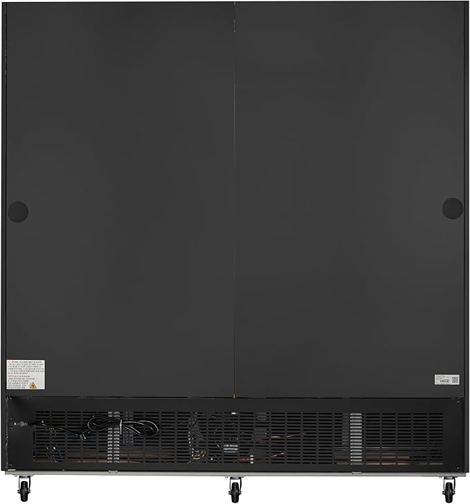 KoolMore - MDR-3GD Koolmore 78 1/4" Commercial Glass 3 Door Display Refrigerator Merchandiser - Upright Beverage Cooler with LED Lighting - 53 Cu. Ft. Black