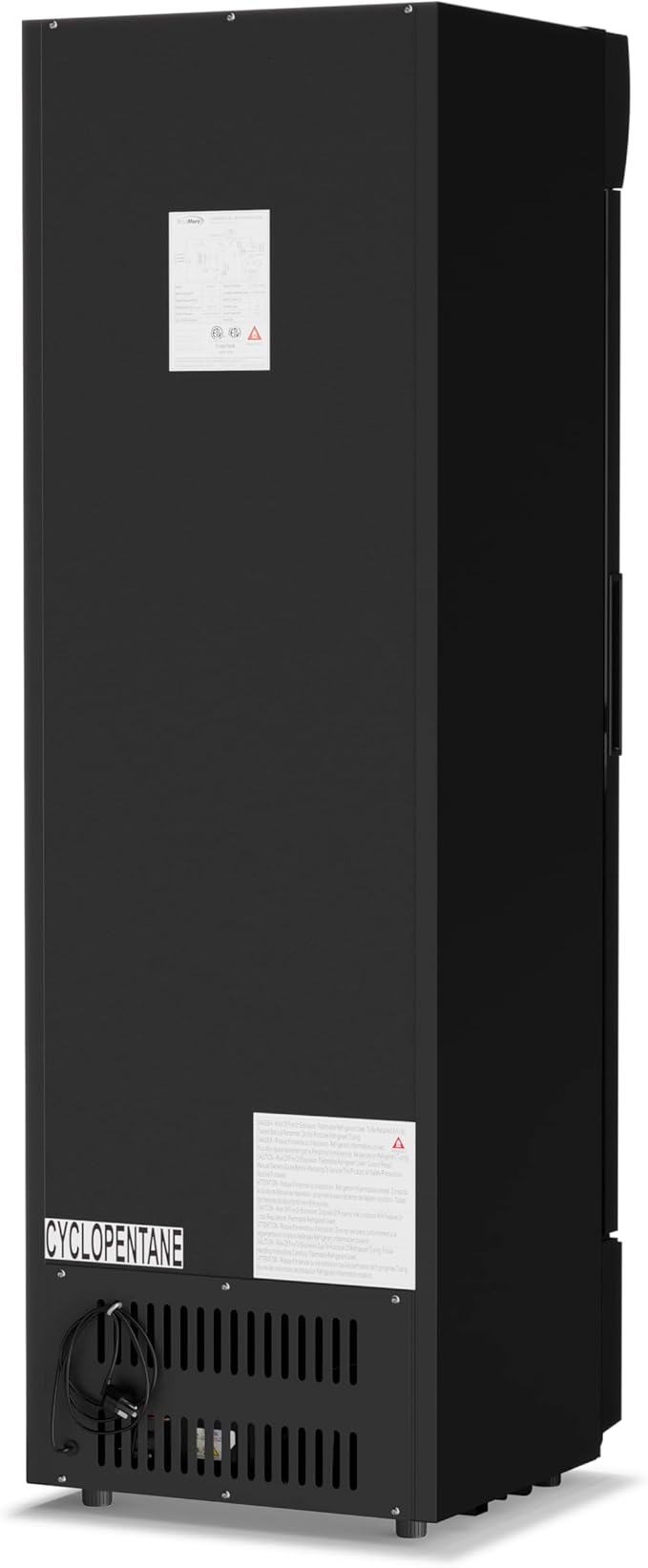 KoolMore 22 in. 9 cu. ft. Commercial One Glass Door Beverage Display Merchandiser Refrigerator Cooler, ETL Listed in Black
