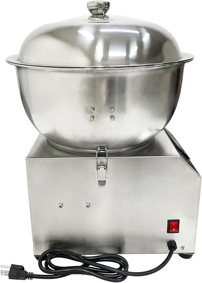TECHTONGDA Electric Dough Mixer, 8KG Dough Kneading Machine, Detachable Basin Type Stirring Machine, 110V Food Blender Mixer, Forward and Reverse Dual-mode, 30min Timer System