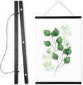 WITCOLOR Magnetic Poster Hanger Frame - 16x20 16x24 16x12 Wooden Poster Frame, Solid Black Color Wood, Strong Magnets for Easy Hanging Posters Maps Pictures Canvas Wall Art Christmas Decor