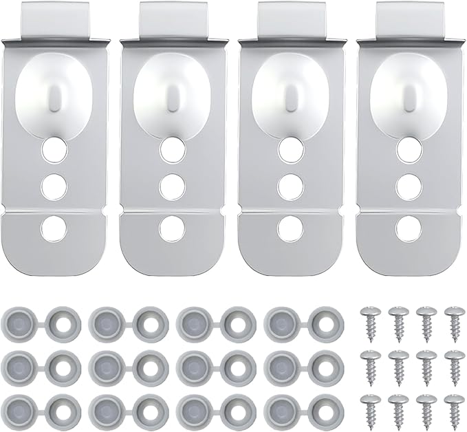 4Pcs DD98-01051C Dishwasher Installation Bracket kit Fit for Samsung DW80M9550UG DW80M9990UM DW80M9550US DW80R9950UG DW80R9950UT DW80R7060US DW80R7061US