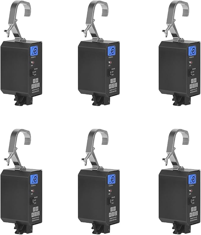 MOKA SFX DMX Power Drop Machine Stage Curtain Control System Hook Stage Screen Concert Curtain Kabuki Drop 6PCS/Lot