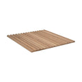 Outwater 1' Wide x 8' High x 3/8" Thick Unfinished Solid White Oak Flexible Tambour Sheet with 3/4" Half-Round Slats – Flexible, Premium-Grade Panel for Walls, Ceilings, and Custom Applications