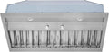 Hauslane Range Hood Insert 36 Inch, Hood Vent for Kitchen | Low Noise Performance, Professional-Grade Baffle Filters, LED Lamps, Stainless Steel Ductless Hood, Built in Range Hood 18.5” Deep