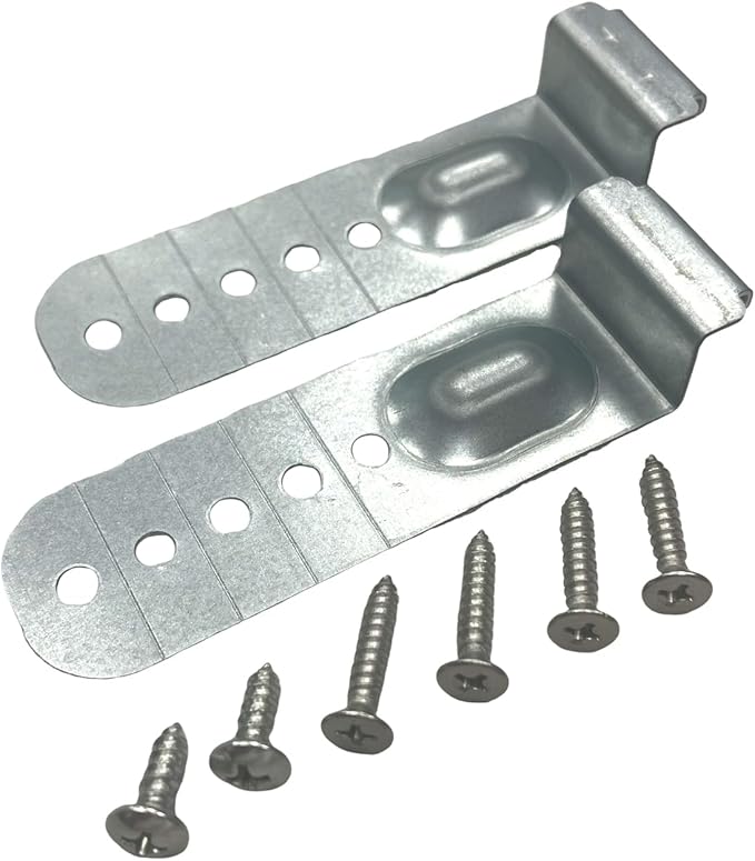 DD82-01433A Dishwasher Mounting Bracket Kit for Samsung –Includes 2 x Mounting Brackets, 6 x Mounting Screws，Install Kit Fits for Samsung Dishwashers DW80R2031 DW80N3030US DW3000Mm Series