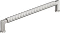 Amerock Ballard 8-13/16 inch (224mm) Center-to-Center Polished Nickel Cabinet Pull, BP37647PN