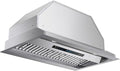 JOCO 42 Inch Range Hood Insert, 900 CFM Stainless Steel Built-In Kitchen Vent Hood, Convertible for Ducted or Ductless Installation, 4-Speed Gesture/Touch/Remote Control, Model B02-42G