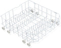 Allstare WD28X10384 Dishwasher Lower Rack Replacement Parts for GE Dishwasher Parts Lower Dishrack Assembly with Wheels GHDA485N10CS GLD4406R00BB GE Dishwasher Bottom Rack 22.2"D x 21.3"W x 7.3"H