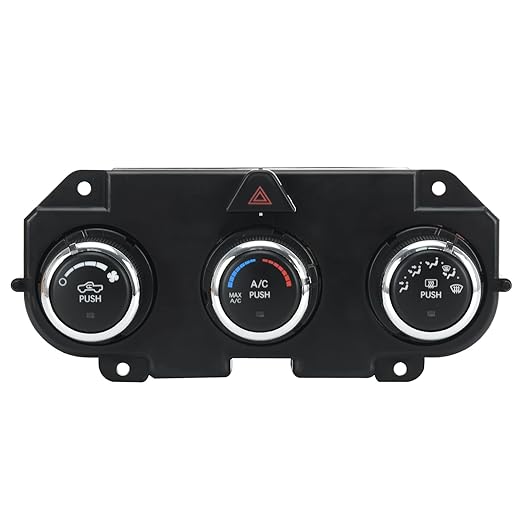 AC Heater Climate Control Unit Heat Defrost Compatible with RAM 1500 2500 3500 2013-2018 HVAC Climate Control Replace 68268189AA 68105021AC 68105021AD 68105021AE 68105021AF 68226600AA