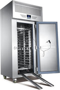 Kolice Commercial Heavy Duty 15 Trays Blast Chiller With Trolley Cart, Flash Freezer, Shock Freezing Refrigerator for Restaurant,Hotel,School,Bakery,Canteen,Cafe,Bar-Lowest temperature -40°F