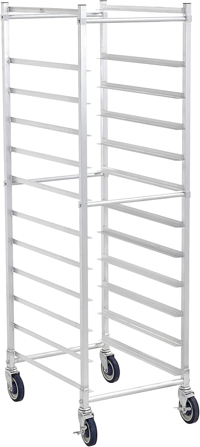 Commercial Knockdown 12-Tier Aluminum End Load NSF Bakery Sheet/Bun Pan Rack (28W-123)