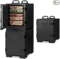 COSTWAY Catering Food Warmers, Hot Boxes Catering for 5 Full-Size Pan, 81 Quart Capacity, Stackable Design, Handles, Portable Insulated Food Carrier for Family Gathering, Canteen, Restaurant, 3