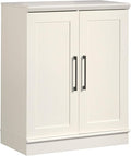 HomePlus Small Kitchen Pantry Storage Cabinet with Adjustable Shelves, Living Room Storage Cabinet, Soft White Finish