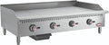 Kratos 48" Wide Commercial Restaurant Gas Countertop Griddle, Thermostatic Controls, 4 Burners, 120,000 BTU Output (29Y-009)