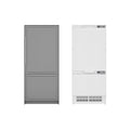 KoolMore Reserve 36 in. Panel Ready Refrigerator and Freezer with Ice Maker and Water Dispenser, Frost Free, 19.7 Cu. Ft. ETL Listed and Energy Star