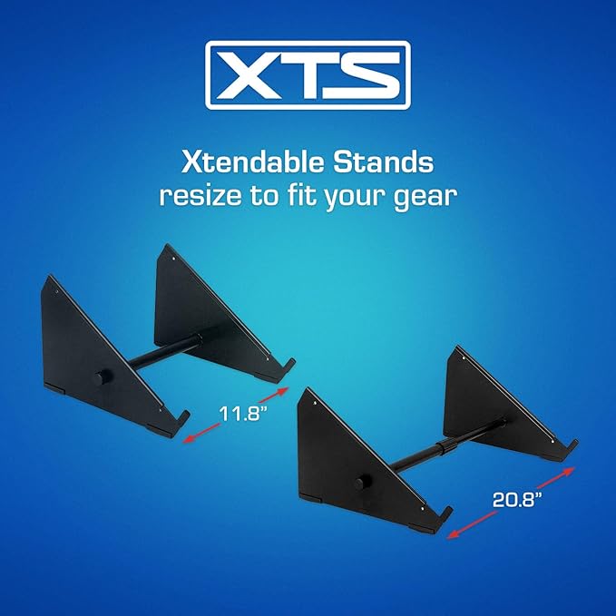 ANALOG CASES XTS Desktop Stand, XL 11.8" - 20.8" Size for Mixer/DJ Controller/Keyboard/Eurorack, Adjustable Length, Easy To Assemble and Resize