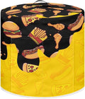 6 Quart Pressure Cooker Small Appliance Covers, Washable Dust Cover for Air Fryer Rice Cooker Kitchen Appliance Accessories with Storage Pockets, Pizza and Burger Print