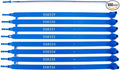 100 Tamper Proof Seals High Security Shipping Tags Numbered Security Seals Blue Plastic Seal Tags