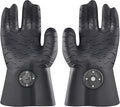 MagneCHEF Magnetic BBQ Grill Gloves – Heat Resistant, Patented Magnetic Safety Clip Easy On & Off, Firefighter-Designed, Dishwasher-Safe, Waterproof, Perfect for Grilling, Smoking, Frying, Baking