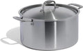 Made In Cookware - 12 Quart Stainless Steel Stock Pot With Lid - 5 Ply Stainless Clad - Professional Cookware - Crafted in Italy - Induction Compatible