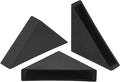 uxcell 20Pcs Plastic Corner Protectors 8x50mm Right Angle Shape Glass Corner Guards Cushion for Corner Protection of Glass, Mirror, Tile, Black