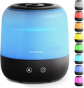 Clarston Humidifiers for Bedroom, 2L Top Fill with 360° Nozzle for Large Room, 7-Color Night Light, 24dB Quiet Cool Mist Air Humidifier for Baby Nursery & Plants, No BPA, Auto Shut Off, Easy to Clean