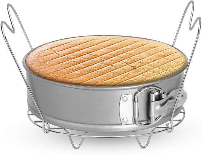 Steamer Rack Trivet with Handles Compatible with Instant Pot Accessories 3 Qt 5 Quart, Pressure Cooker Trivet Wire Steam Rack, Great for Lifting out Whatever Delicious Meats & Veggies You Cook