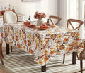 Newbridge Happy Thanksgiving Turkey 52 x 52 Inch Square Vinyl Tablecloth