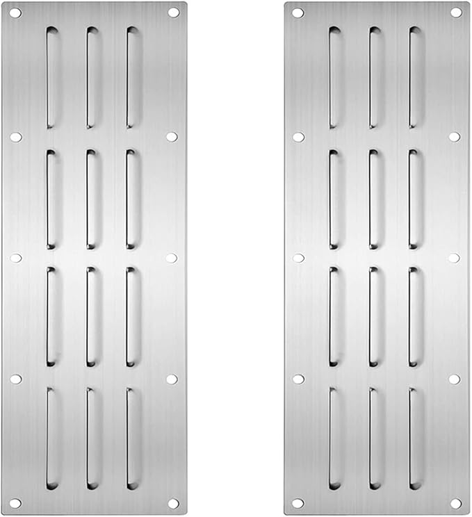 2 Part Oxidation Immune Ventilation Grilles Permanent Metal Canopies for Telecommute Commercial Use Plate for Sitting Room Bedroom